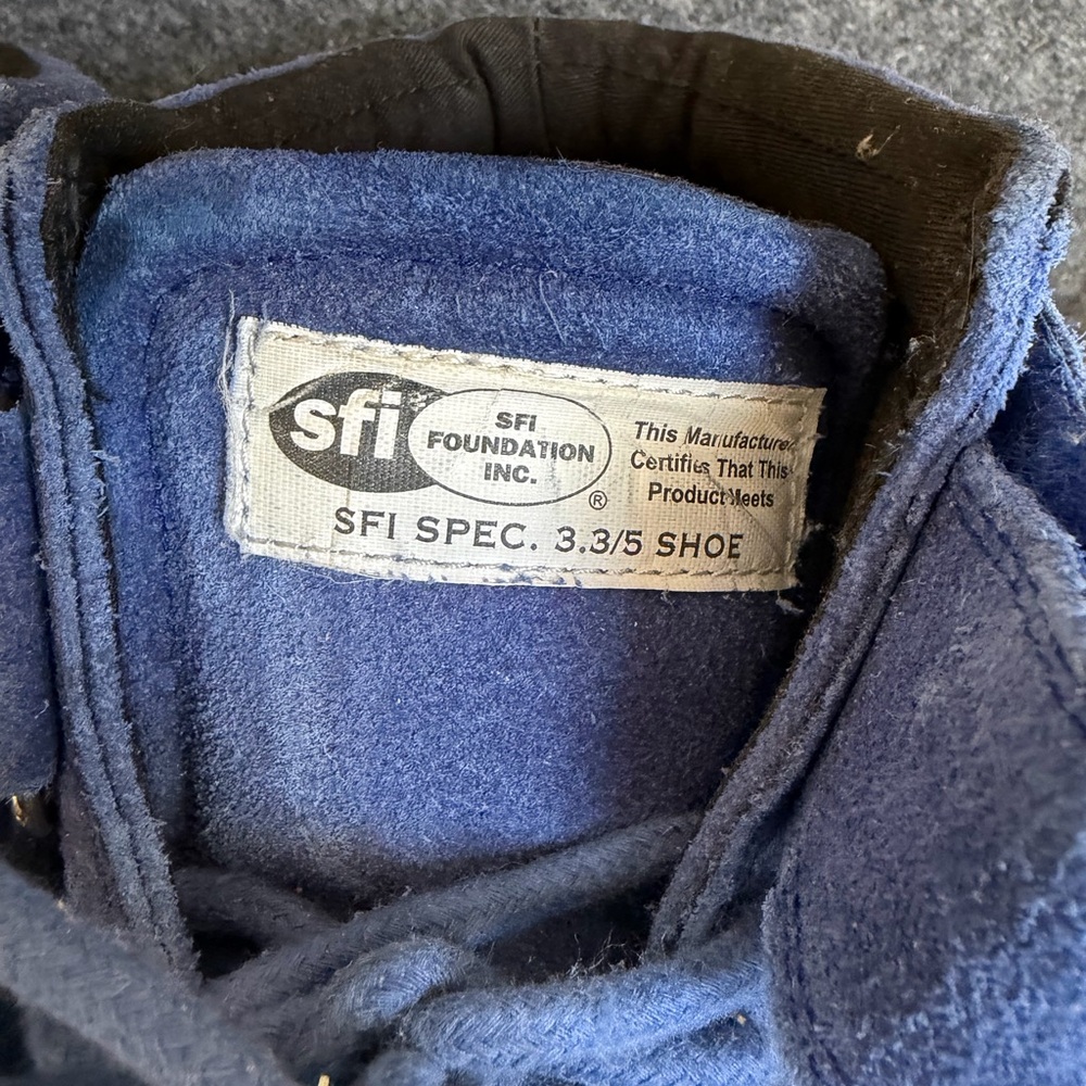 Blue Racing Shoes with Logo - Picture 3 of 8